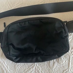 Black Lulu Lemon fanny pack